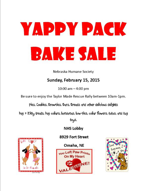 Yappy Pack Bake Sale 021515