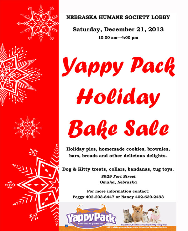 Yappy Pack bake sale