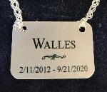 Click here for more information about Engraved Pendant (Can be used on Traditional Style Urns)
