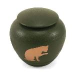 Click here for more information about Private Cremation with Silhouette Cat Urn (Fern)