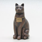 Click here for more information about Standing Cat Urn + Private Pet Cremation